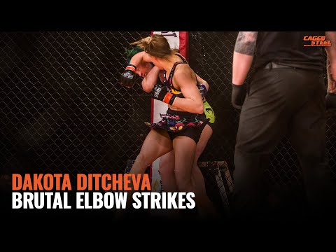 [BRUTAL ELBOWS] From Female Pro #MMA Fighter!