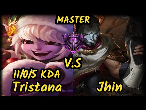 Innaxe (TRISTANA) vs JHIN - 11/0/5 KDA BOTTOM ADC GAMEPLAY - EUW Ranked MASTER