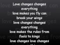 Climie Fisher - Love Changes Everything Lyrics