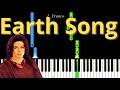 Earth Song Michael Jackson Easy Piano