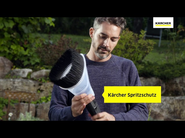 Video Teaser für Spritzschutz für Kärcher Hochdruckreiniger (K 2 - K 7)