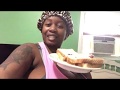 K Marie Eating A Peanut Butter Jelly Sandwich