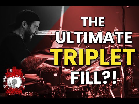 The Ultimate Triplet Fill For Metal - Drum Lesson by Dan Wilding / The Extreme Drummers Academy