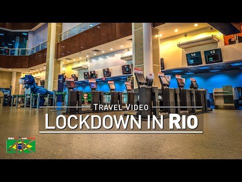 【4K】Virtual Walking Tour | LOCKDOWN Rio de Janeiro | Current Situation Corona Virus | Mid May 2020