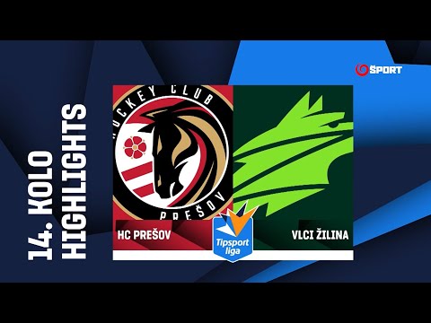 14. kolo: HC Prešov - Vlci Žilina 4:7 (0:0, 2:5, 2:2)