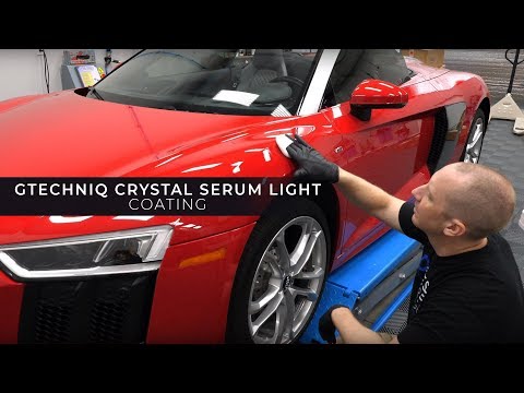 Audi R8 Correction Series: E6 - Coating w/ Gtechniq Crystal Serum Light