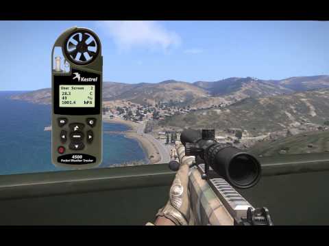 Arma 3 Ace 3 Sniping Tutorial 1257m