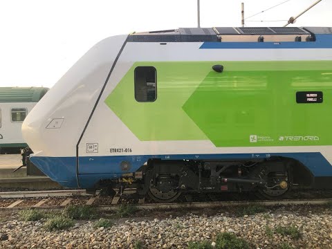 Primo giorno di ETR 421 "Caravaggio" sulla Treviglio-Bergamo (Parte 1)