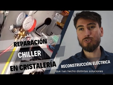 Reparación integral de chiller para cristaleria