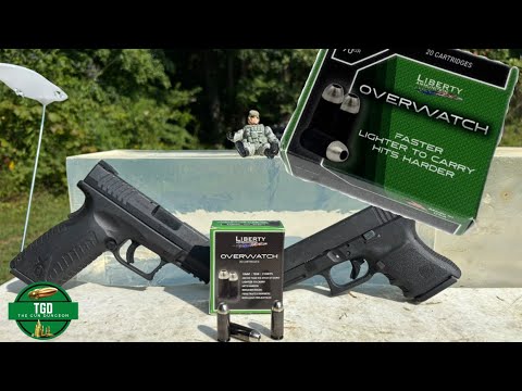 Liberty Ammunition Overwatch 10mm 70gr 2150fps! G29 and XDM 4.5 Ballistic Gel Test