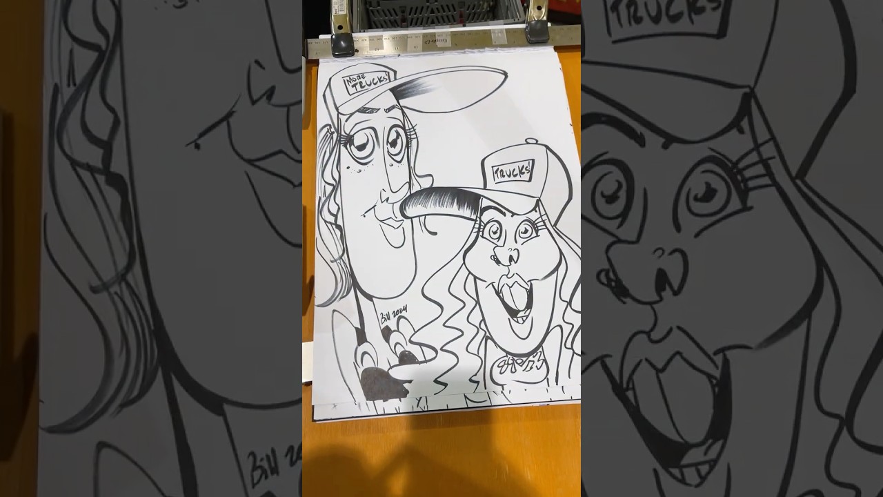 Promotional video thumbnail 2 for Caricatures by Chubby Beagle Productions