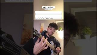 Learn how to Play Crazy Train by Ozzy Osbourne! #guitar #ozzyosbourne #crazytrain