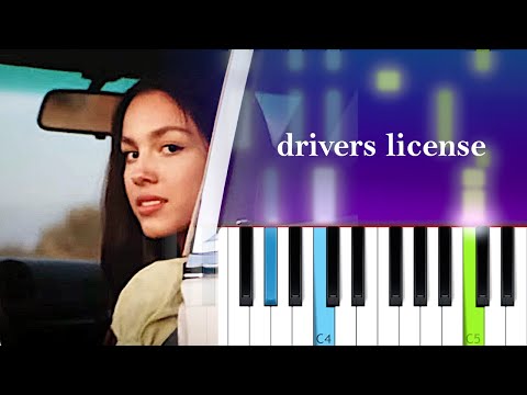 Drivers Licenses - Olivia Rodrigo piano tutorial