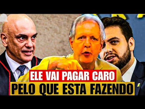 AUGUSTO NUNES DE PAPO RETO SOBRE O QUE ALEXANDRE DE MORAES ESTA FAZENDO.