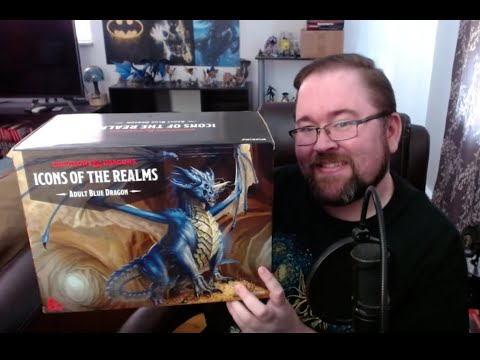 PolyNerdic Unboxing: Icons of the Realms: Adult Blue Dragon