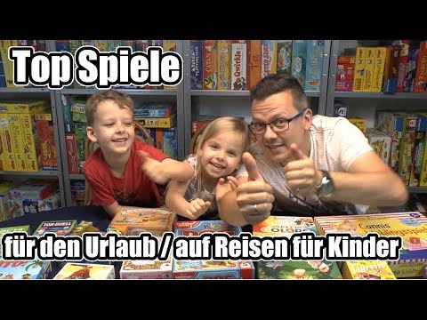 Reisespiele bzw. Spiele für den Urlaub für Kinder - Top-Spiele