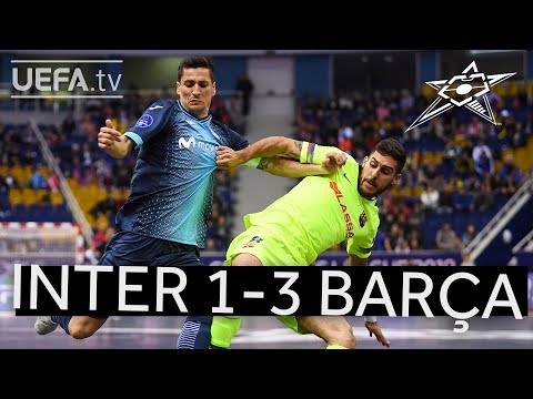 Futsal Champions League third place playoff Inter v Barca