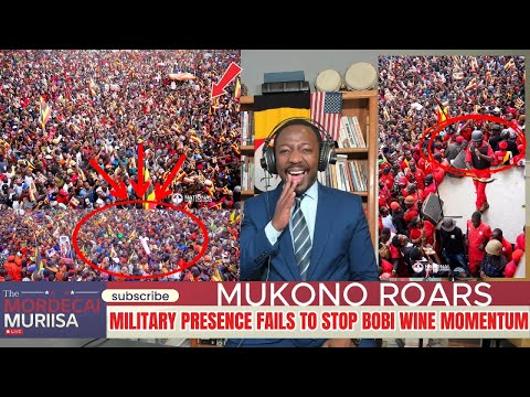 Tear Gas Can’t Silence Mukono: Tens of Thousands Rally Behind Bobi Wine.