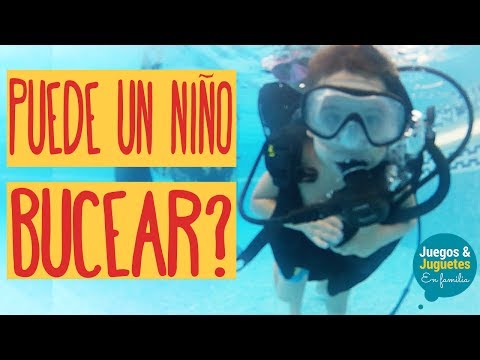 ¿PUEDE  UN NIÑO HACER BUCEO? + RETO en el AGUA CHALLENGE