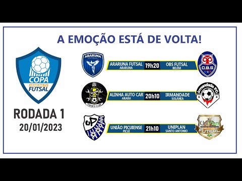 Copa ArarunaTV de Futsal 2023 - 20/01/2023