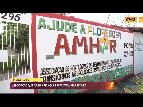Associação que cuida de crianças é assaltada pela 18ª vez 21 04 2021
