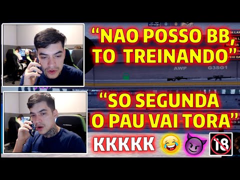 FNX DISPENSA NINFETINHA NO MEIO DA LIVE KKKKKKKKKK