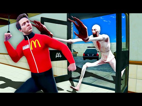 Can we ESCAPE SCP-096 in McDonalds? (Bonelab VR Mods)
