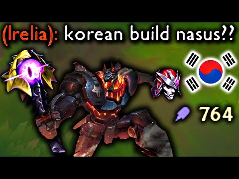 KOREAN BUILD NASUS (1500 STACKS + 1000 AP)