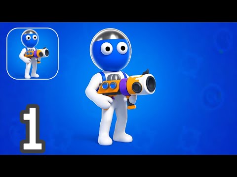 Dye Hard - Color War - Gameplay Walkthrough Part 1 - Tutorial (iOS, Android)