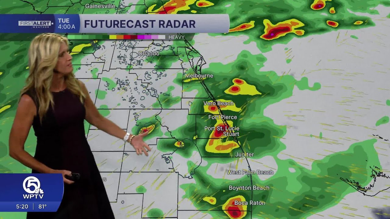WPTV First Alert Weather Forecast for Evening of Monday, April 6, 2026