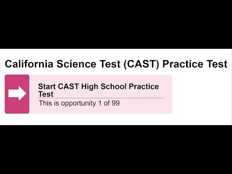 CAST Practice Test #1-12 w/ Answers Explained