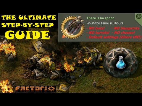 Factorio "There is no Spoon" on 100% Default Settings GUIDE: Blue Tech Era 1/2