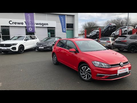 Approved Used Volkswagen Golf Match 1.0TSI in Tornado Red - DS19MXH
