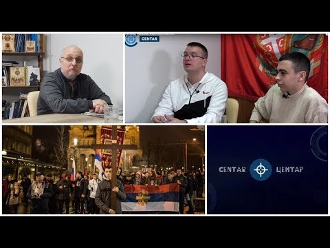 U Centar - omladina poručuje: Srpstvo se budi, ne damo naše pravoslavne svetinje