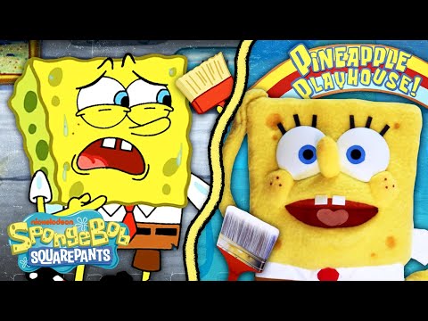 "Wet Painters" IRL! ? SpongeBob Episode Reimagined with Puppets!