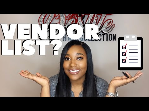 Part of a video titled What to do AFTER you buy a Vendor List - YouTube