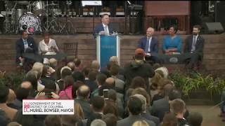 Mayor Bowser Highlights Economic Impact of The Wharf, 10/12/17