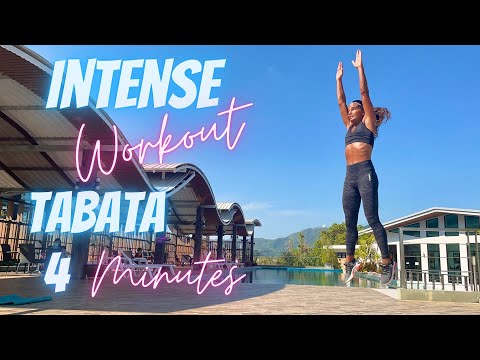 Intense workout 💦💦| Tabata 4 minutes 🔥