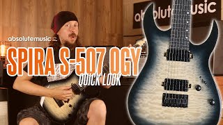 Video thumbnail for Quick Look - SPIRA S-507 QGY E 7-String Sound Sample by Absolute Music