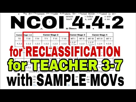 NCOI 4.4.2 for Teachers 3-7