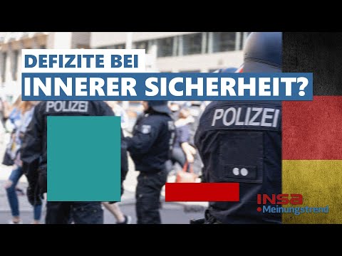 Große Angst um innere Sicherheit & Sonntagsfrage | INSA-Umfrage