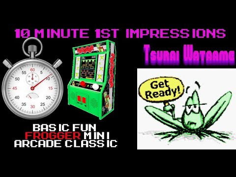 10 Minute 1st Impressions : Basic Fun Frogger Mini Arcade Classic