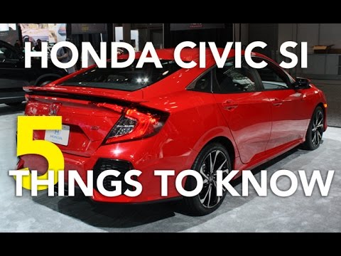 2018 Honda Civic Si Debuts: 5 Things You Need to Know - 2017 New York Auto Show