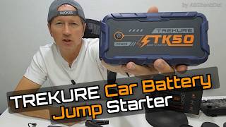 TREKURE TK50 Jump Starter Review — 8000A Power Bank & Car Battery Saver