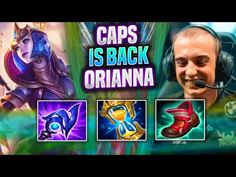 CAPS BRINGS BACK ORIANNA! - G2 Caps Plays Orianna Mid vs Corki! | Season 2022
