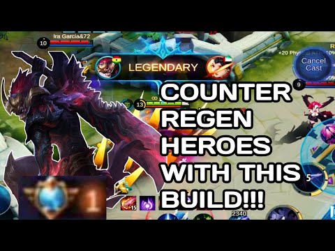 EASY COUNTER REGEN HEROES WITH THIS BUILD!!!!HANZO ANTI-SUSTAIN BUILD!!!