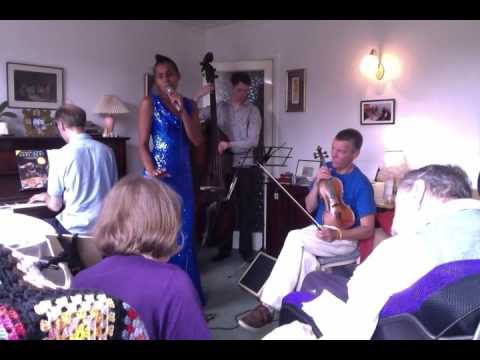 Alison David sings Sweet Lorraine in her dad's living room