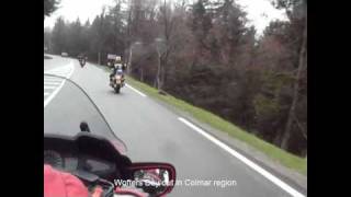 preview picture of video 'Pan European ST1300: Colmar region motorcycle day trip'