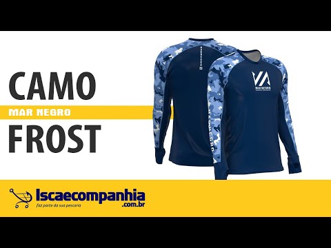 Vídeo Camiseta Mar Negro Premium Flex 30201 - Camo Frost