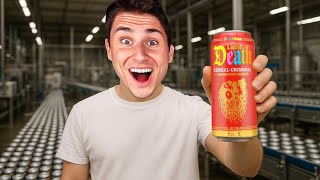 Testing The NEW Fruity Pebbles Liquid Death! | Lunch Table #8